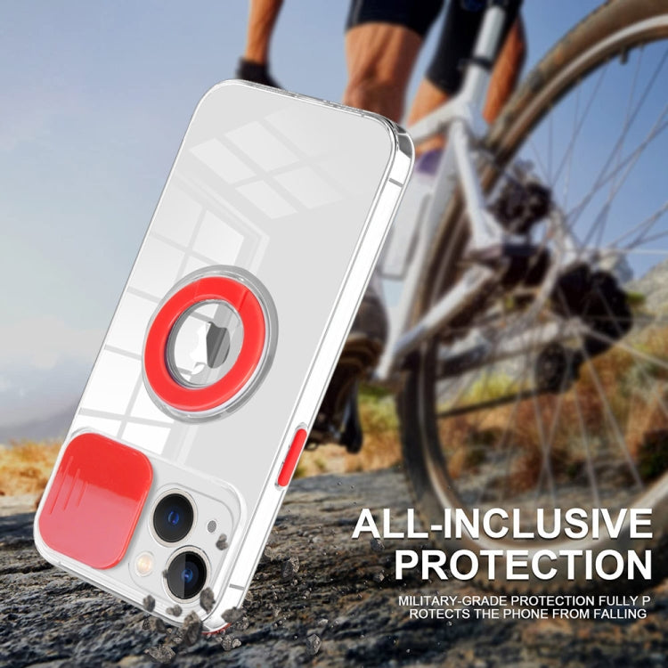 For iPhone 13 Sliding Camera Cover Design TPU Phone Case