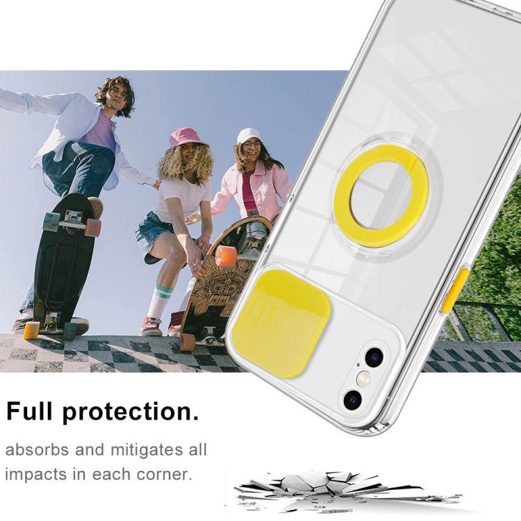 For iPhone X / XS Sliding Camera Cover Design TPU Phone Case