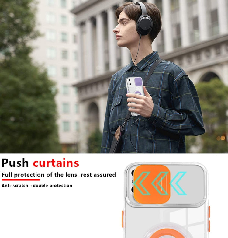 For iPhone X / XS Sliding Camera Cover Design TPU Phone Case