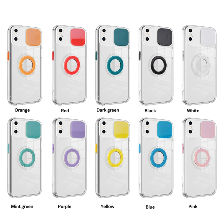 For iPhone XS Max Sliding Camera Cover Design TPU Phone Case