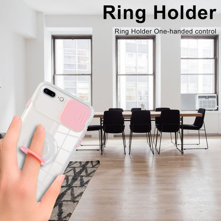 Sliding Camera Cover Design TPU Phone Case For iPhone 8 Plus / 7 Plus