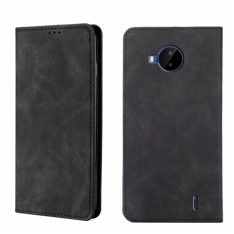 For Nokia C20 Plus Skin Feel Magnetic Horizontal Flip Leather Phone Case