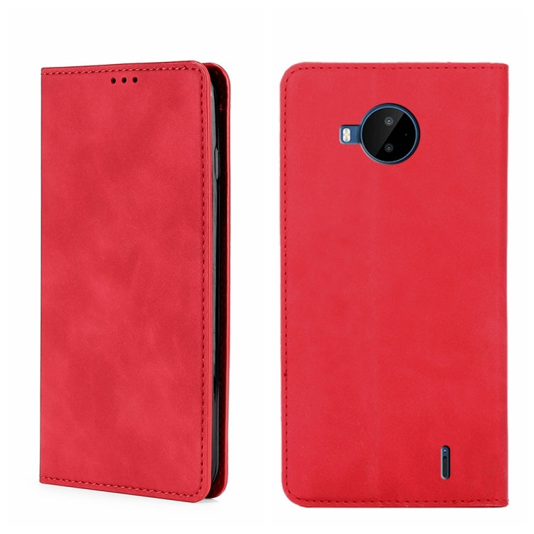 For Nokia C20 Plus Skin Feel Magnetic Horizontal Flip Leather Phone Case