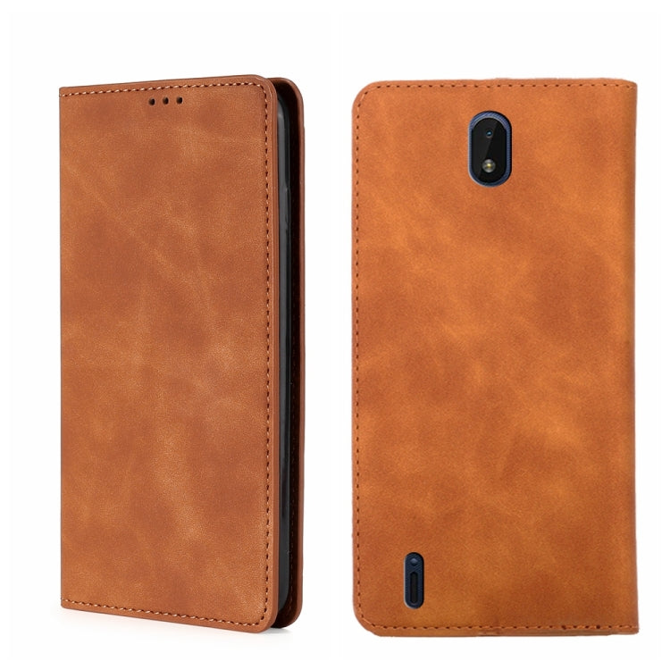 For Nokia C01 Plus/C1 2nd Editon Skin Feel Magnetic Horizontal Flip Leather Phone Case
