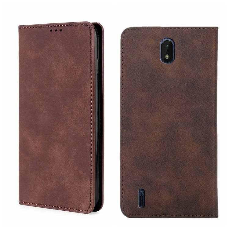 For Nokia C01 Plus/C1 2nd Editon Skin Feel Magnetic Horizontal Flip Leather Phone Case