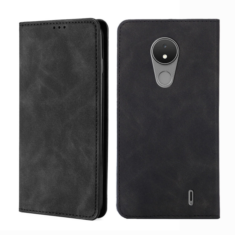 For Nokia C21 Skin Feel Magnetic Horizontal Flip Leather Phone Case