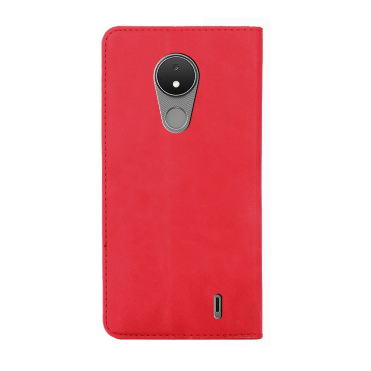 For Nokia C21 Skin Feel Magnetic Horizontal Flip Leather Phone Case