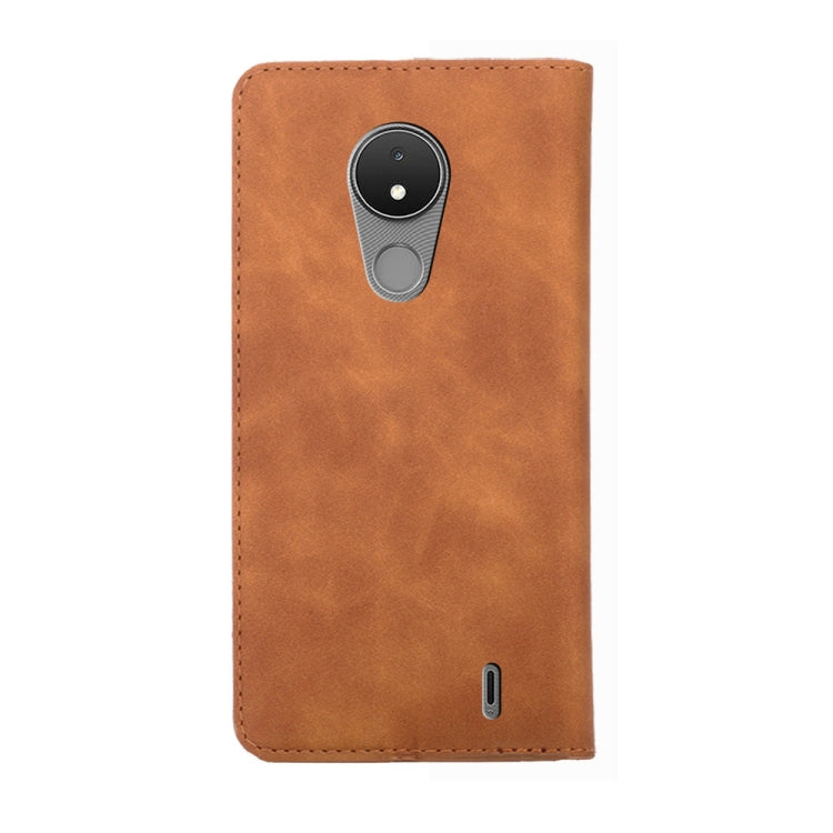 For Nokia C21 Skin Feel Magnetic Horizontal Flip Leather Phone Case