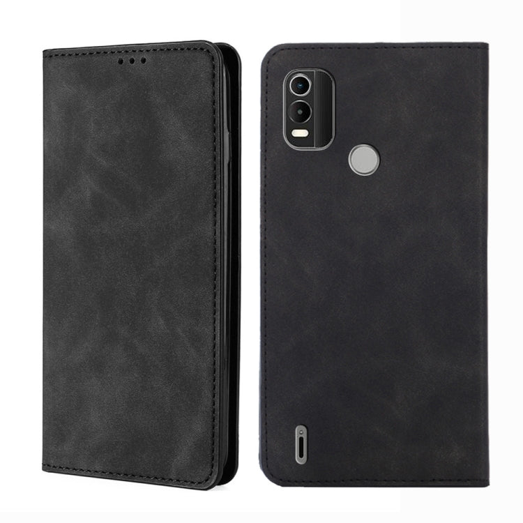 For Nokia C21 Plus Skin Feel Magnetic Horizontal Flip Leather Phone Case