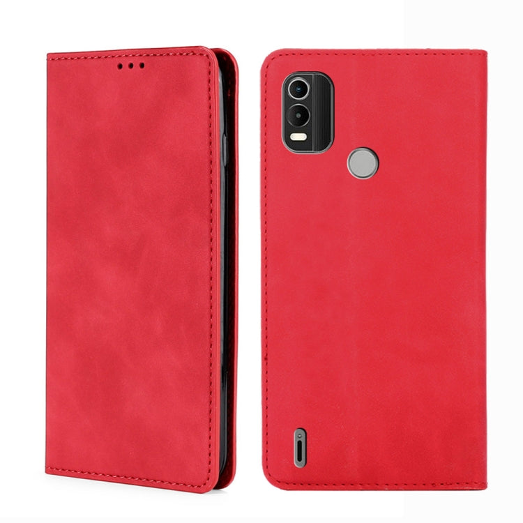 For Nokia C21 Plus Skin Feel Magnetic Horizontal Flip Leather Phone Case