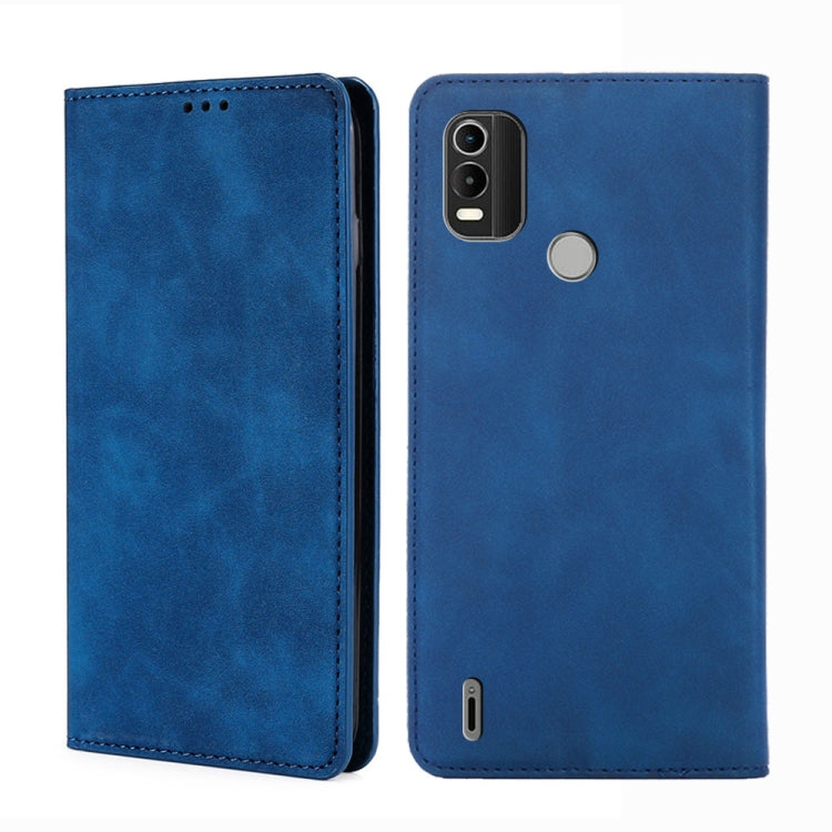 For Nokia C21 Plus Skin Feel Magnetic Horizontal Flip Leather Phone Case