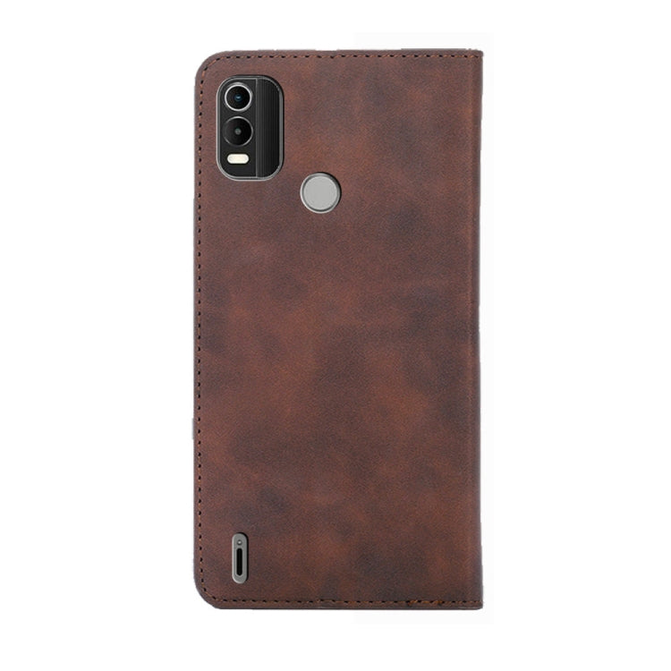 For Nokia C21 Plus Skin Feel Magnetic Horizontal Flip Leather Phone Case
