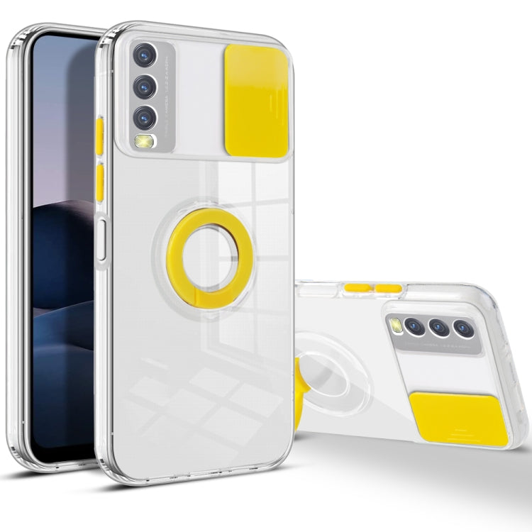 For vivo Y20 / Y20s / Y20i / Y12s Sliding Camera Cover Design TPU Phone Case