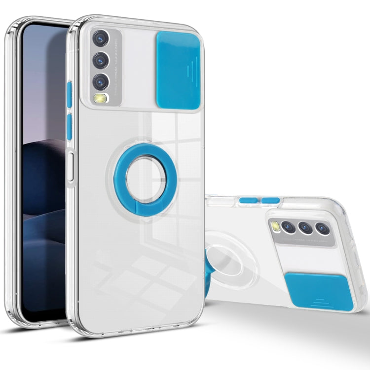 For vivo Y20 / Y20s / Y20i / Y12s Sliding Camera Cover Design TPU Phone Case