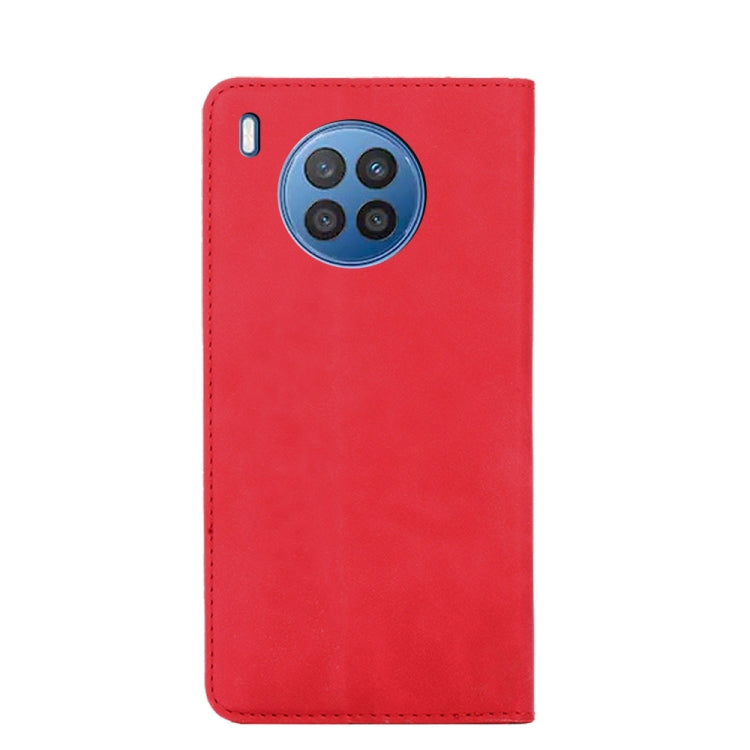 For Huawei nova 8i Skin Feel Magnetic Horizontal Flip Leather Phone Case