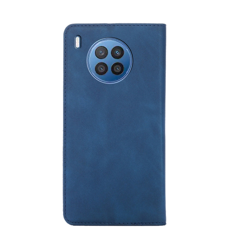 For Huawei nova 8i Skin Feel Magnetic Horizontal Flip Leather Phone Case