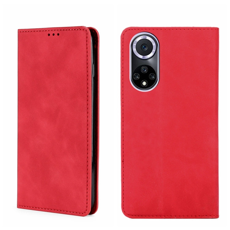For Huawei nova 9 Skin Feel Magnetic Horizontal Flip Leather Phone Case