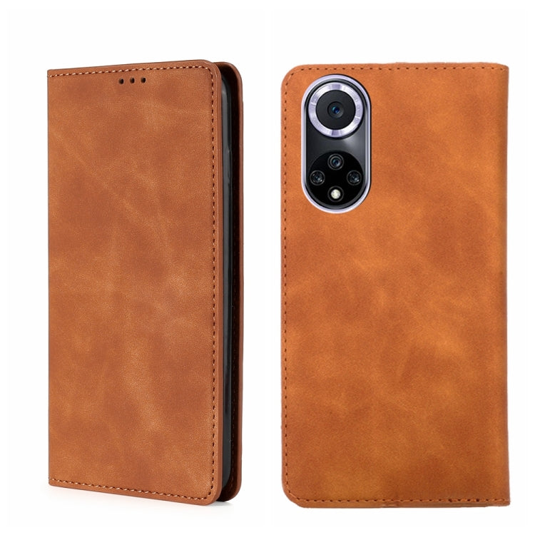 For Huawei nova 9 Skin Feel Magnetic Horizontal Flip Leather Phone Case