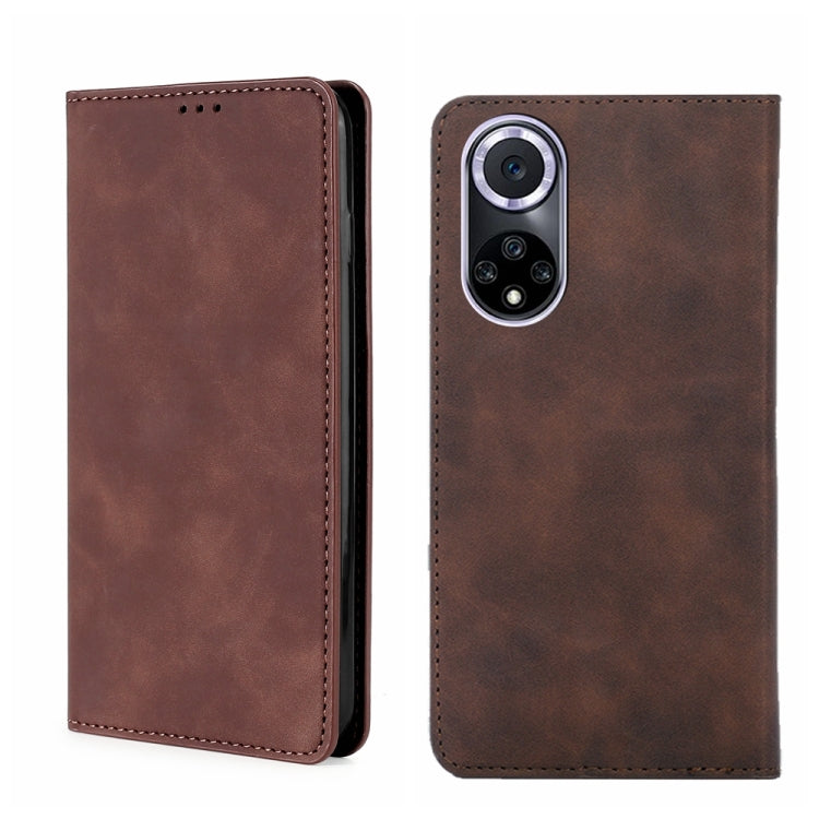 For Huawei nova 9 Skin Feel Magnetic Horizontal Flip Leather Phone Case