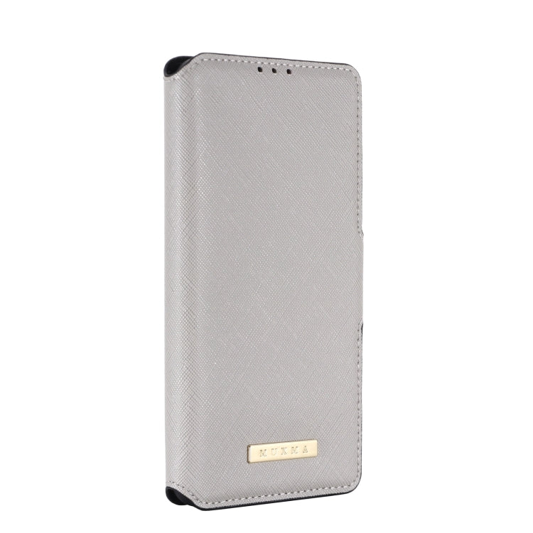 For OPPO Reno5 4G MUXMA MX115 Cross Texture Oil Edge Flip Leather Phone Case