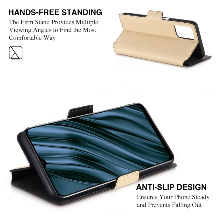 For OPPO Realme V11 5G MUXMA MX115 Cross Texture Oil Edge Flip Leather Phone Case