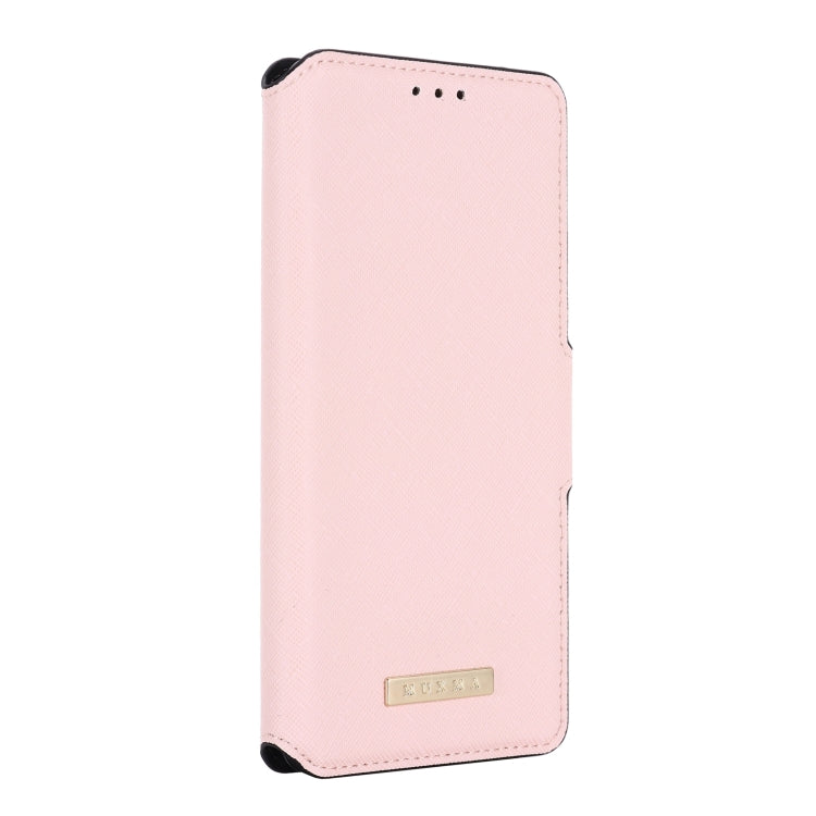 For OPPO Realme C31 4G MUXMA MX115 Cross Texture Oil Edge Flip Leather Phone Case