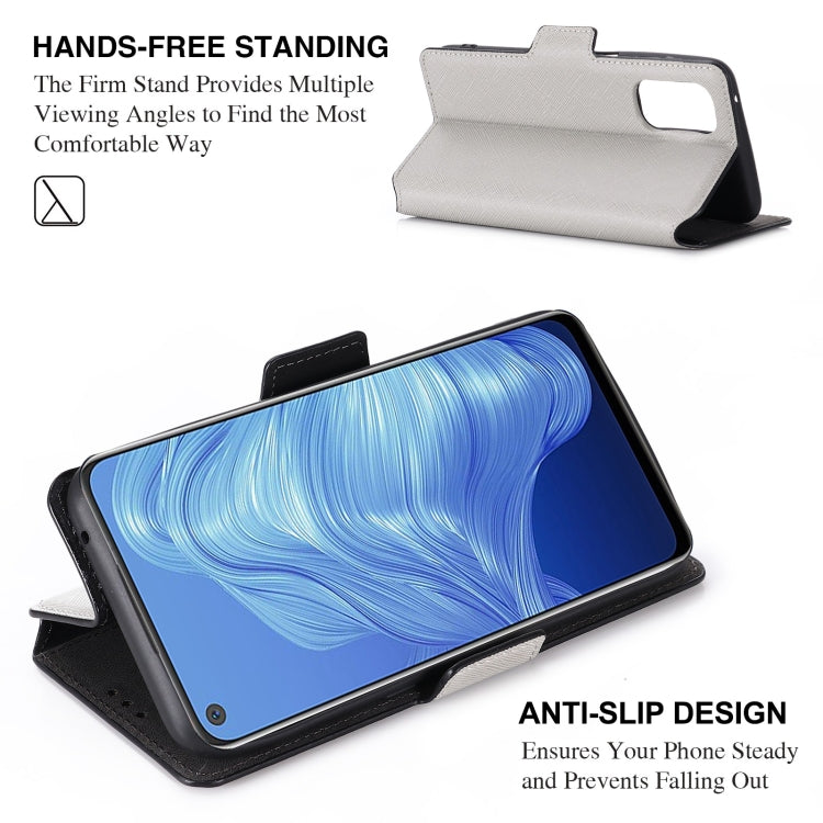 For OPPO Realme 7 5G / V5 / Q2 MUXMA MX115 Cross Texture Oil Edge Flip Leather Phone Case