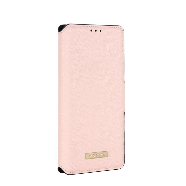 For OPPO Realme 7 5G / V5 / Q2 MUXMA MX115 Cross Texture Oil Edge Flip Leather Phone Case