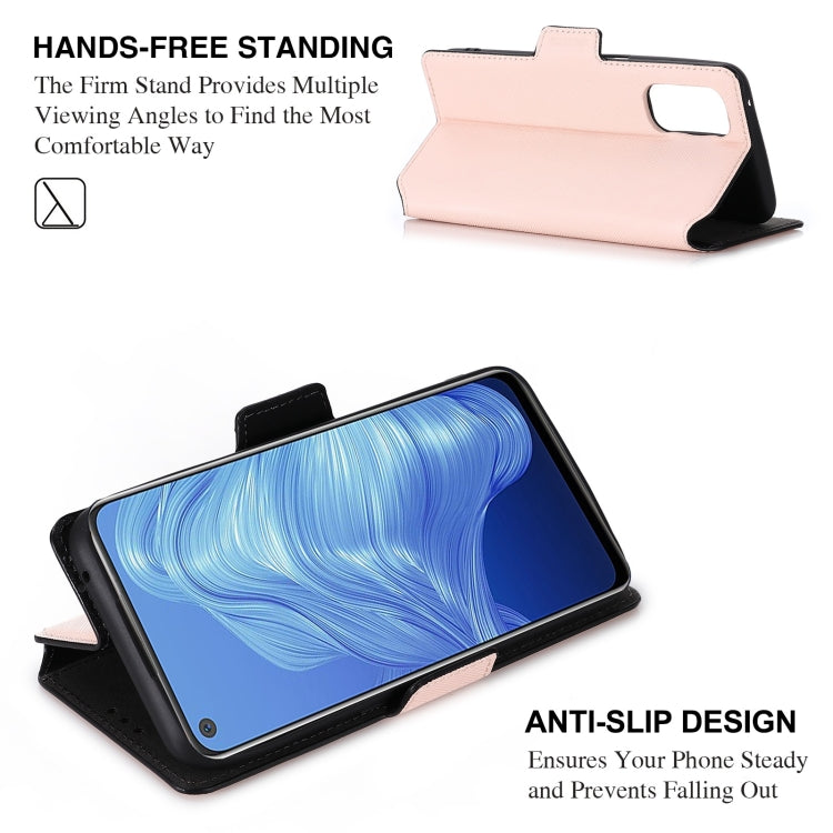 For OPPO Realme 7 5G / V5 / Q2 MUXMA MX115 Cross Texture Oil Edge Flip Leather Phone Case