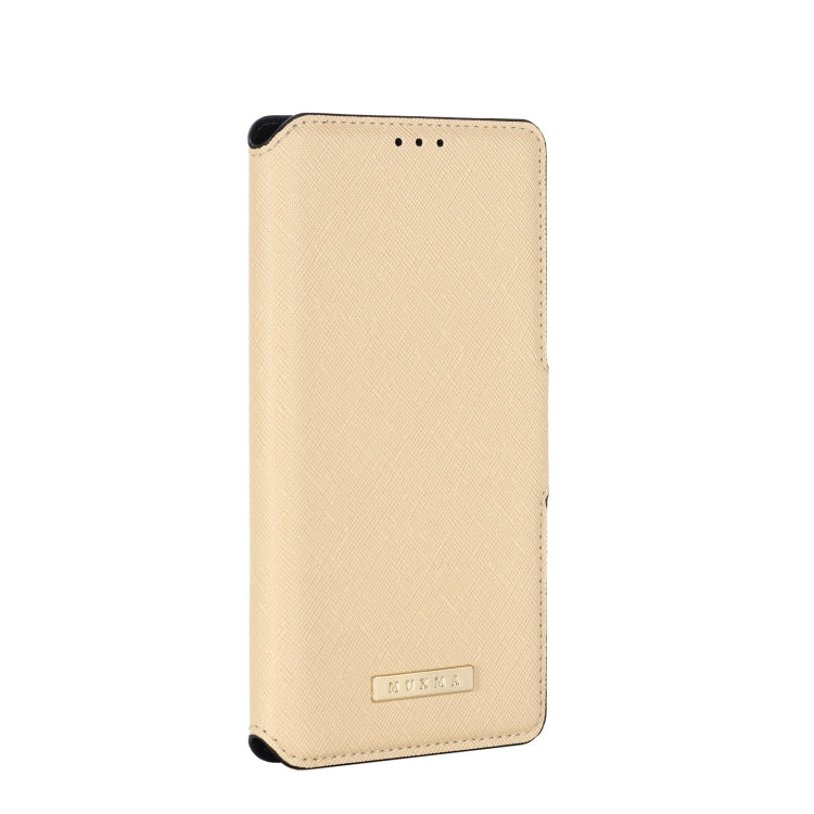 For OPPO Realme 7 Asian Version MUXMA MX115 Cross Texture Oil Edge Flip Leather Phone Case