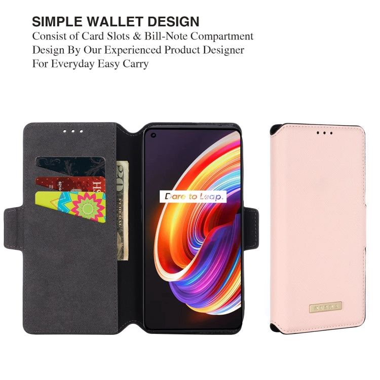 For OPPO Realme X7 Pro MUXMA MX115 Cross Texture Oil Edge Flip Leather Phone Case