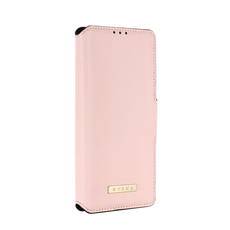 For OPPO Realme C21 MUXMA MX115 Cross Texture Oil Edge Flip Leather Phone Case