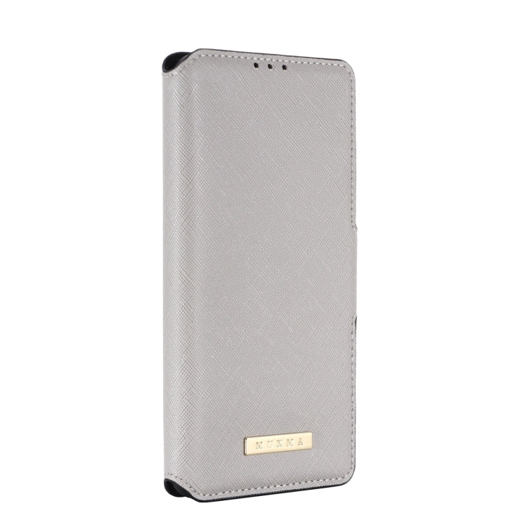 For OPPO Realme GT 5G MUXMA MX115 Cross Texture Oil Edge Flip Leather Phone Case