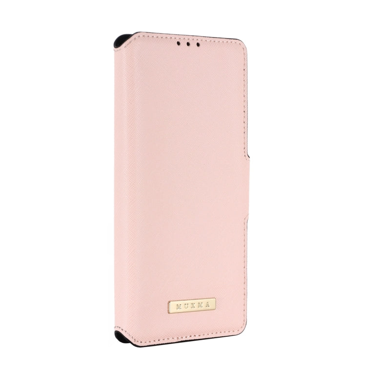 For OPPO Realme GT 5G MUXMA MX115 Cross Texture Oil Edge Flip Leather Phone Case