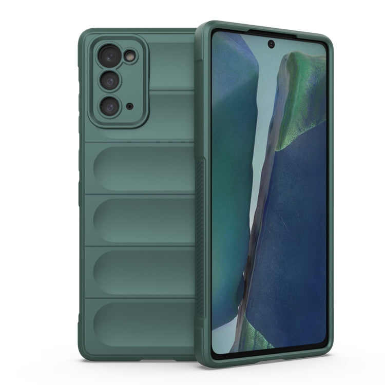 For Samsung Galaxy Note20 Magic Shield TPU + Flannel Phone Case