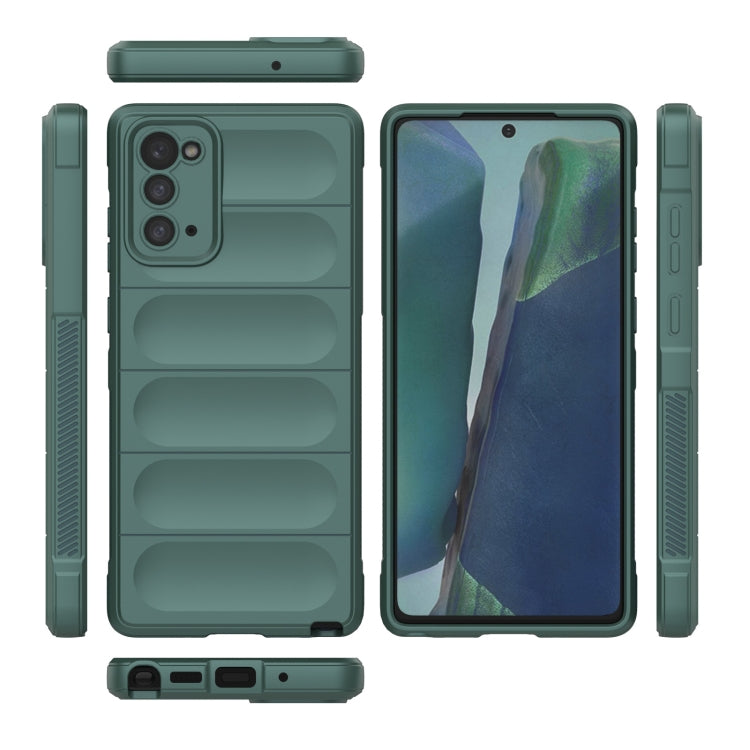 For Samsung Galaxy Note20 Magic Shield TPU + Flannel Phone Case
