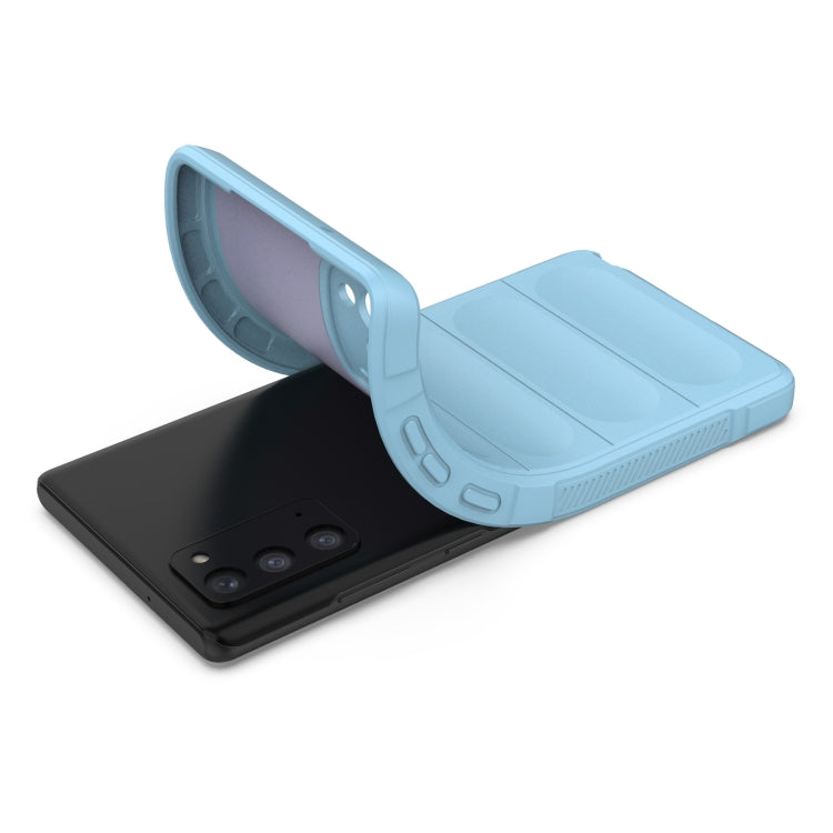 For Samsung Galaxy Note20 Magic Shield TPU + Flannel Phone Case