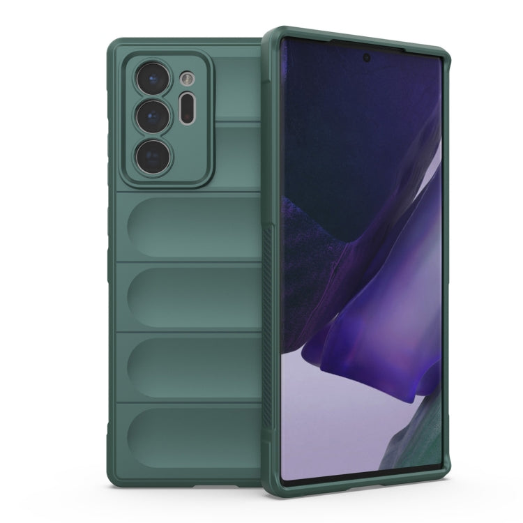 For Samsung Galaxy Note20 Ultra Magic Shield TPU + Flannel Phone Case