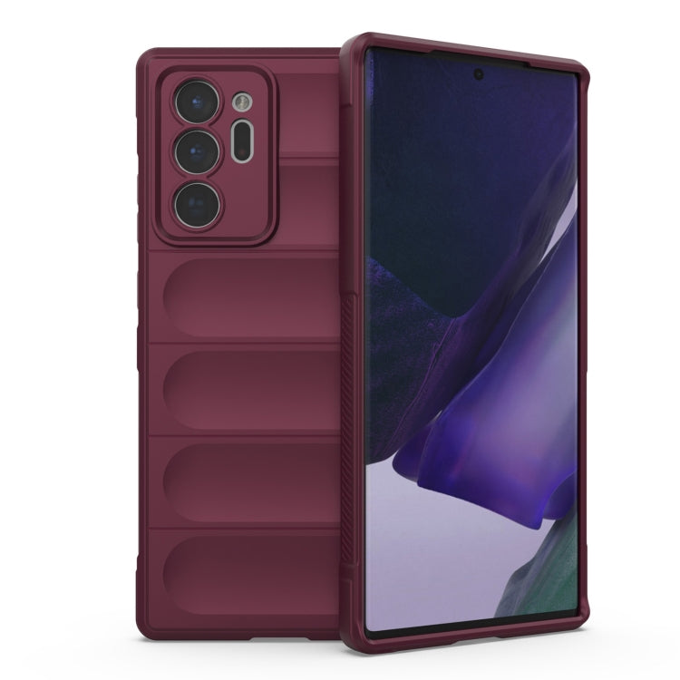 For Samsung Galaxy Note20 Ultra Magic Shield TPU + Flannel Phone Case