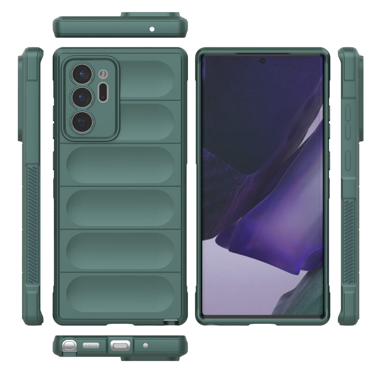 For Samsung Galaxy Note20 Ultra Magic Shield TPU + Flannel Phone Case