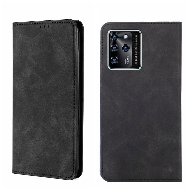 For ZTE Blade V30 Skin Feel Magnetic Flip Leather Phone Case