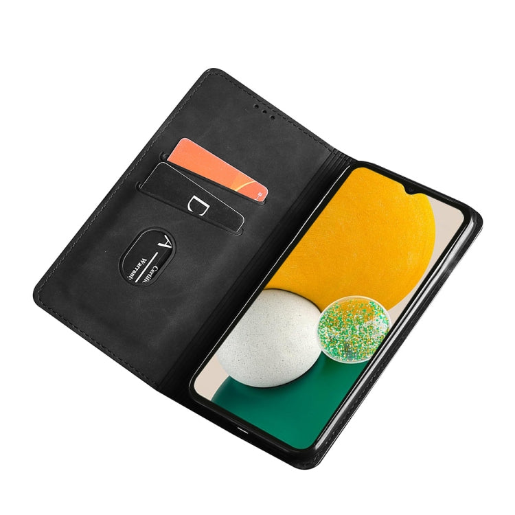 For ZTE Blade V30 Skin Feel Magnetic Flip Leather Phone Case