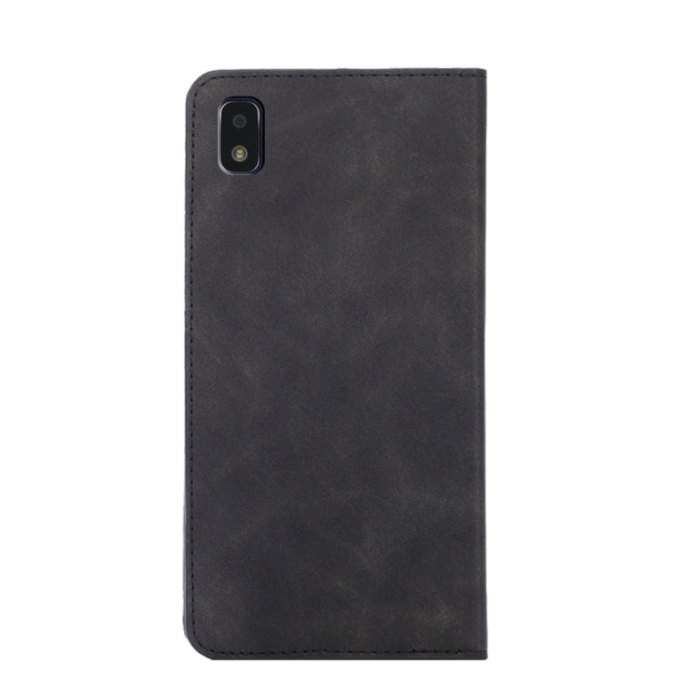 For ZTE Blade L210 Skin Feel Magnetic Flip Leather Phone Case