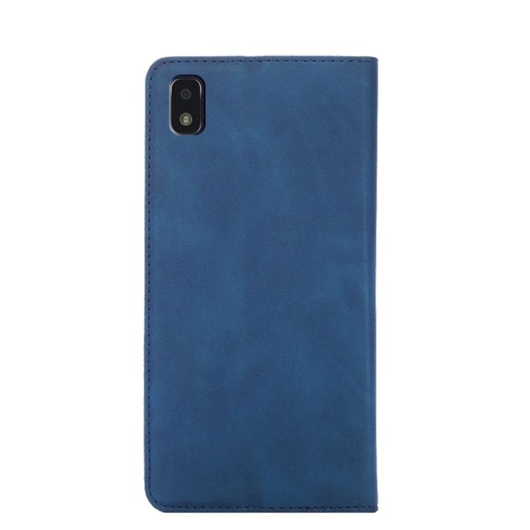 For ZTE Blade L210 Skin Feel Magnetic Flip Leather Phone Case