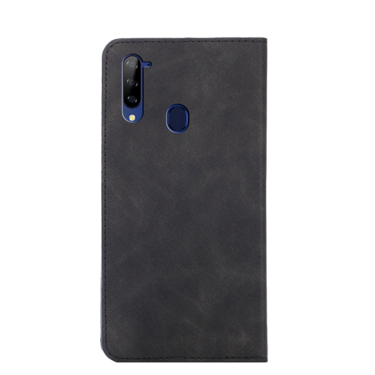 For ZTE Libero 5G Skin Feel Magnetic Flip Leather Phone Case