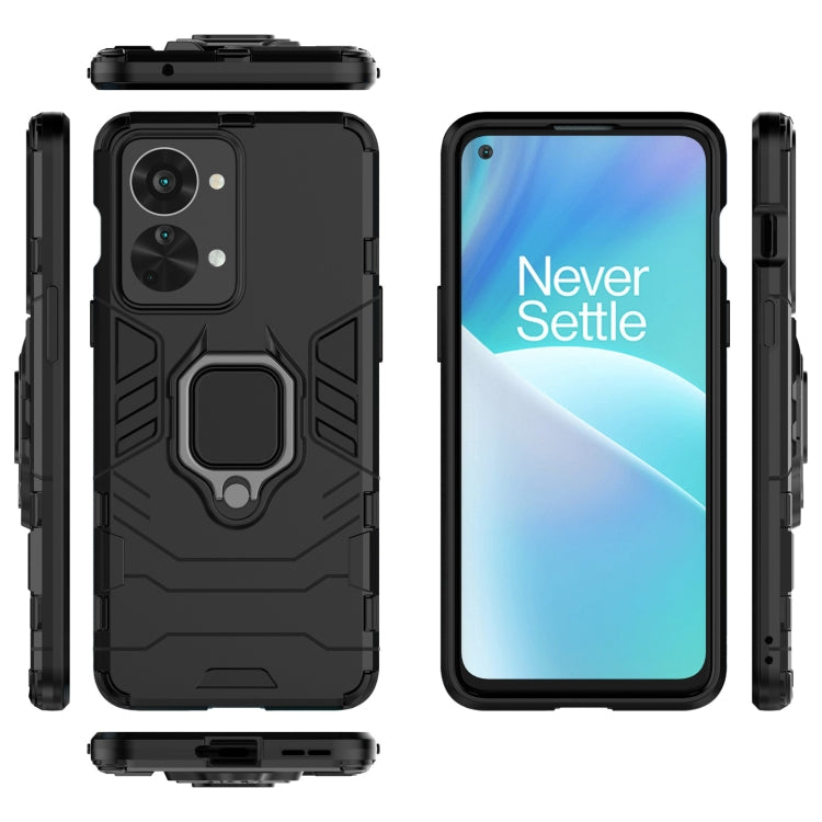 For OnePlus Nord 2T 5G Magnetic Ring Holder PC + TPU Phone Case