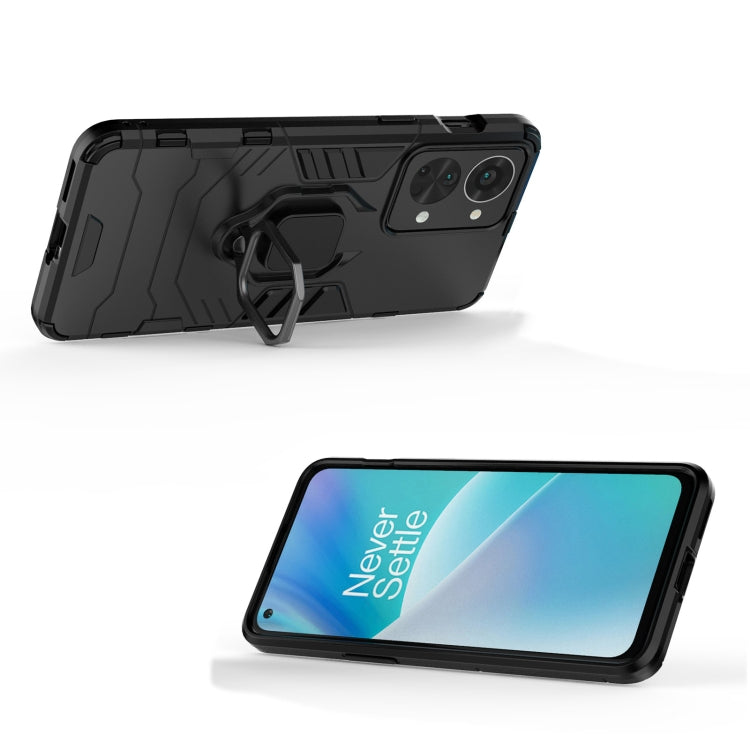 For OnePlus Nord 2T 5G Magnetic Ring Holder PC + TPU Phone Case