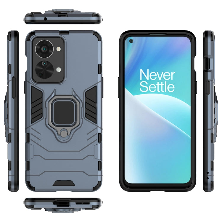 For OnePlus Nord 2T 5G Magnetic Ring Holder PC + TPU Phone Case