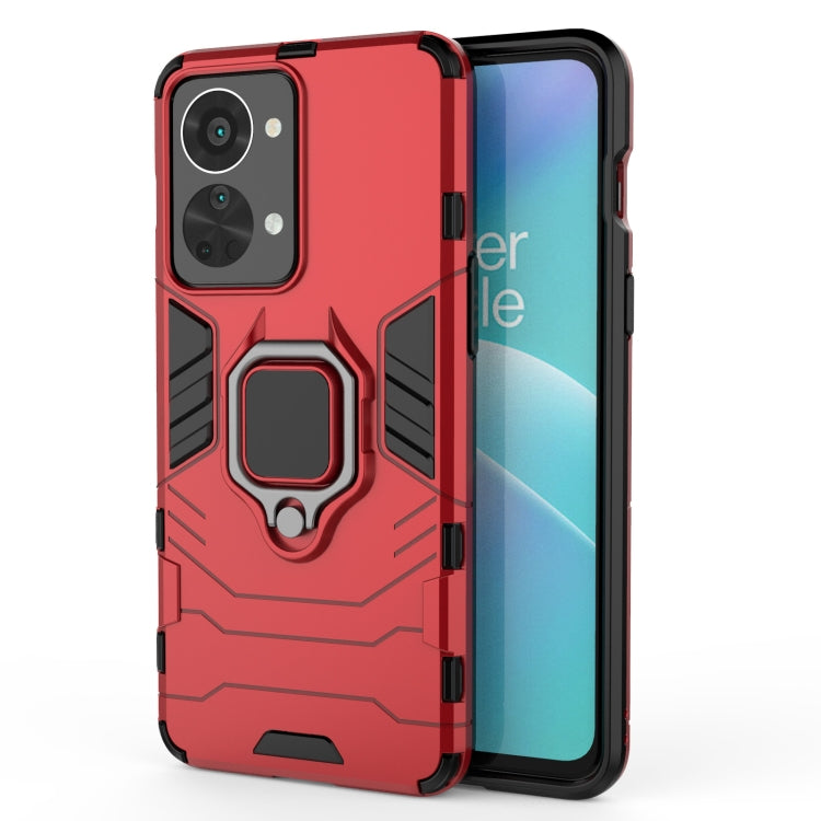 For OnePlus Nord 2T 5G Magnetic Ring Holder PC + TPU Phone Case