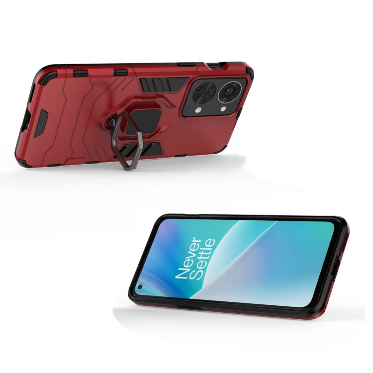 For OnePlus Nord 2T 5G Magnetic Ring Holder PC + TPU Phone Case